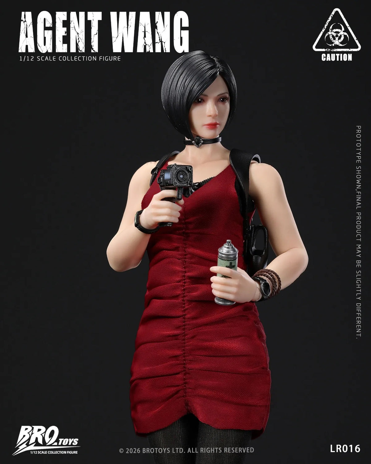 BROTOYS 1/12 LR016 LW016-1 王探員 Agent Wang DLC場景配件包 可動人偶