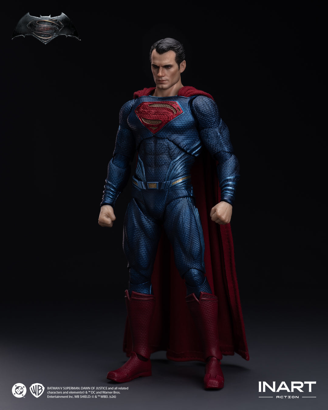 INART 1/12 Batman v Superman Dawn of Justice Superman 超人 可動人偶