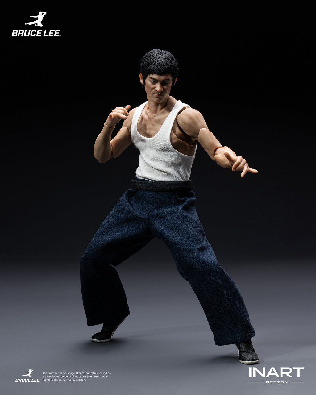 INART 1/12 李小龍 功夫服 Bruce Lee Kung Fu Costume 可動人偶