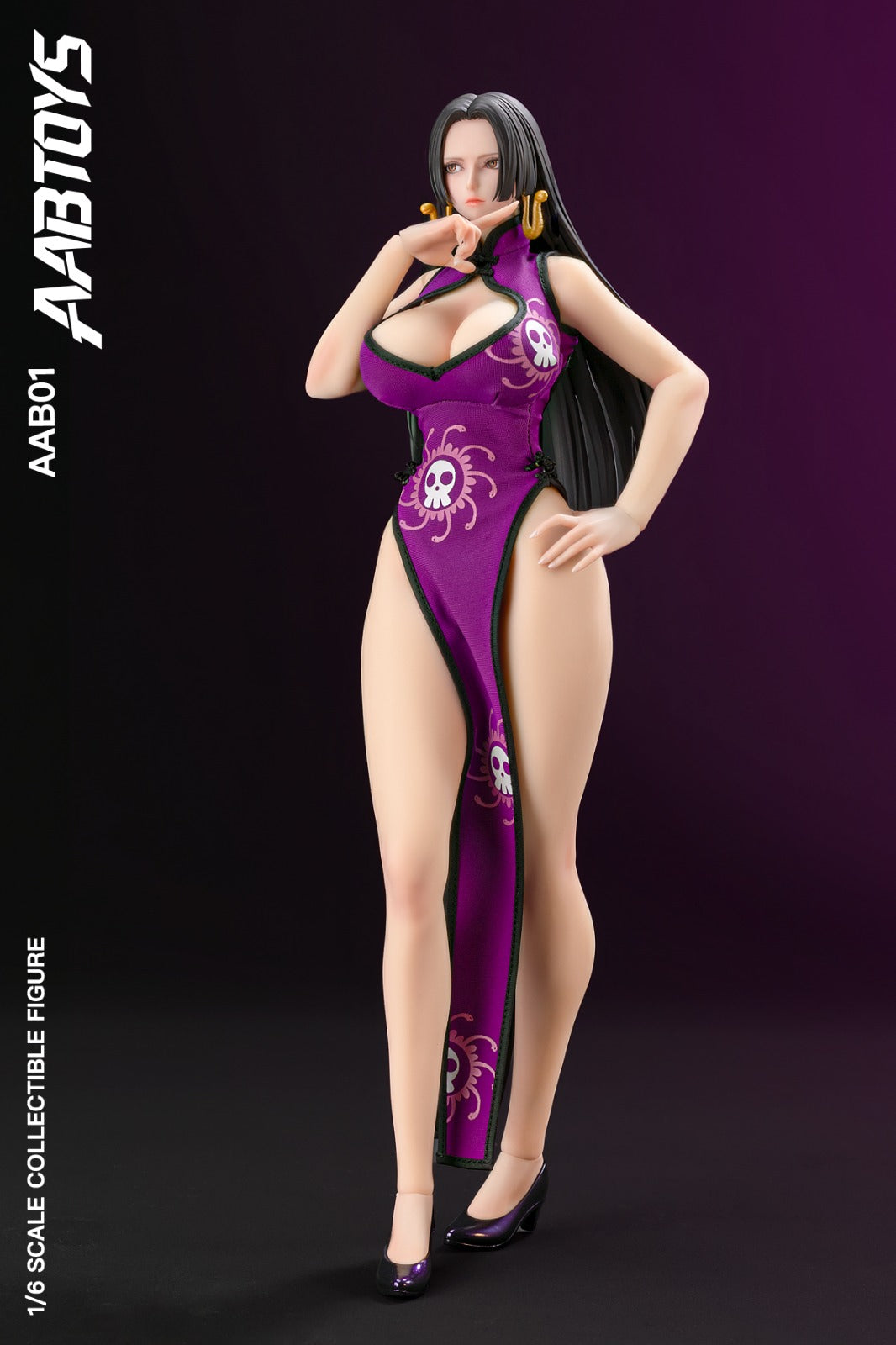 AAB Toys 1/6 AAB01 九頭身超模身材 海賊王 ONE PIECE 女海賊 女帝 波雅 漢考克 鉑金矽膠體 可動人偶