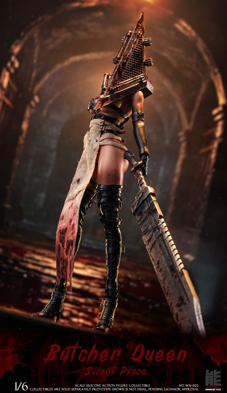 Wanneng Toys 腕能 1/6 WN-002A WN-002B 屠夫女王 Butcher Queen 普通版 豪華版 特典 真人頭雕 面罩 血件