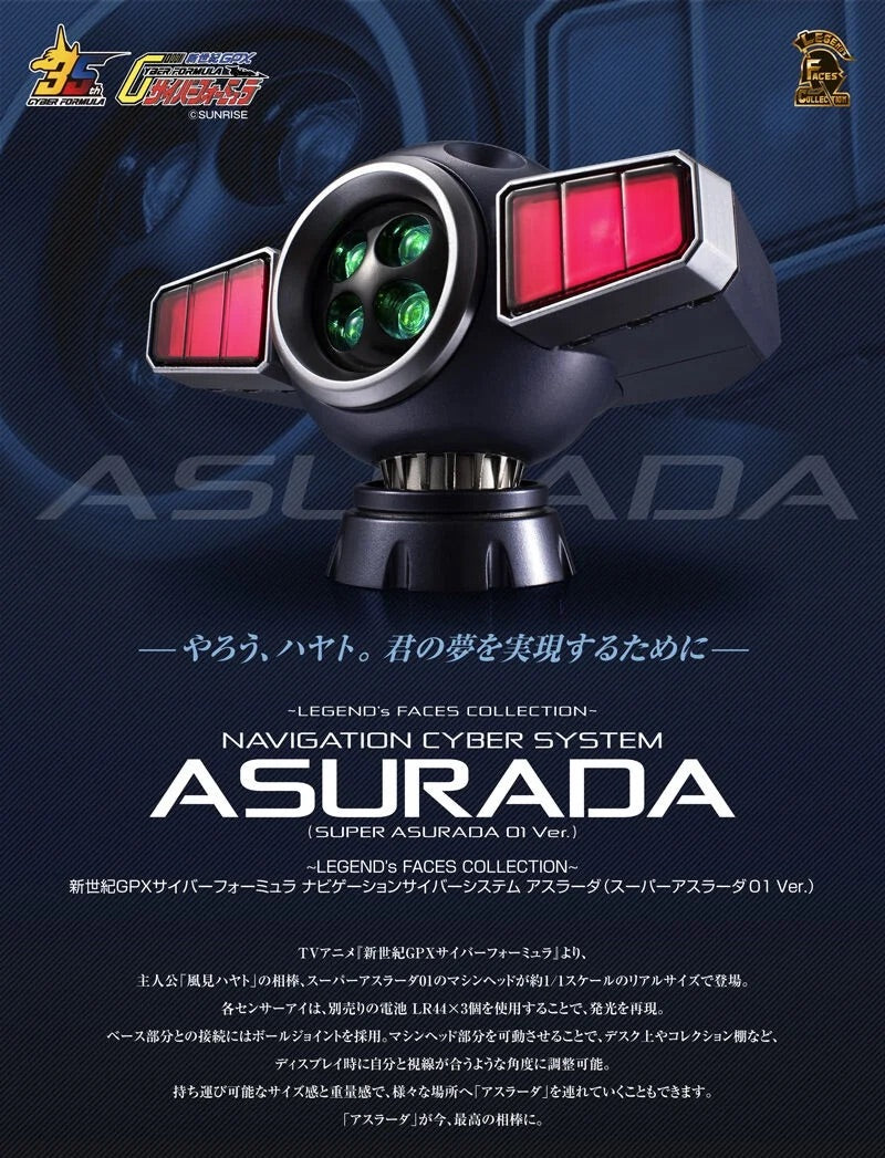 Megahouse 1/1 高智能方程式 智慧導航系統 阿斯拉達 超級阿斯拉達 超級 雷神 Super Asurada 01 01VER. 附特典卡