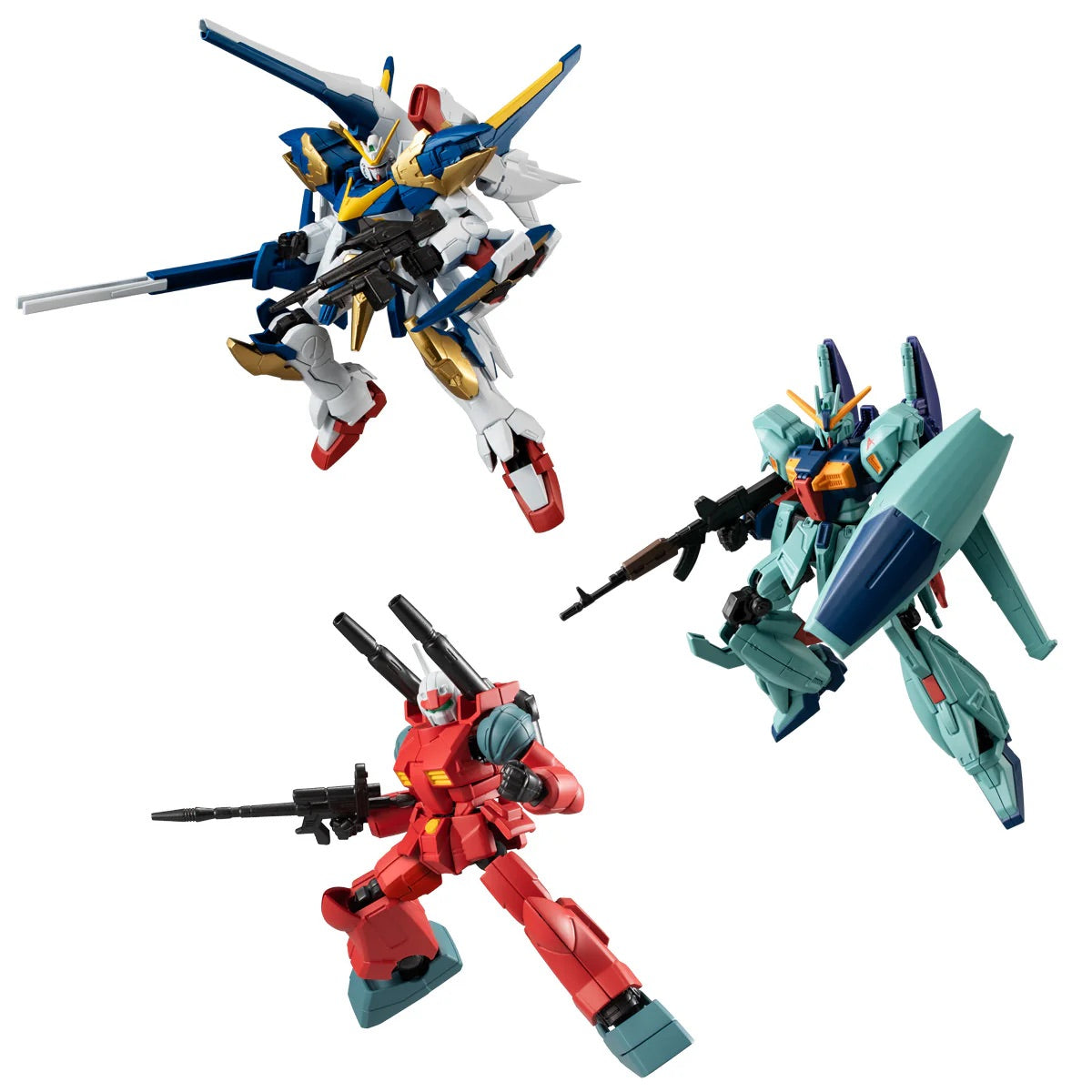 Bandai Candy MOBILE SUIT GUNDAM G-FRAME FA 10 食玩 機動戰士高達 G-FRAME FA 10 （一套3只）