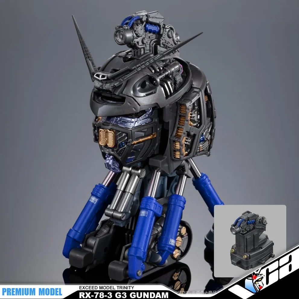Bandai Gundam 機動戰士高達 胸像 TRINITY RX-78-3 G3 (Set of 3) 扭蛋