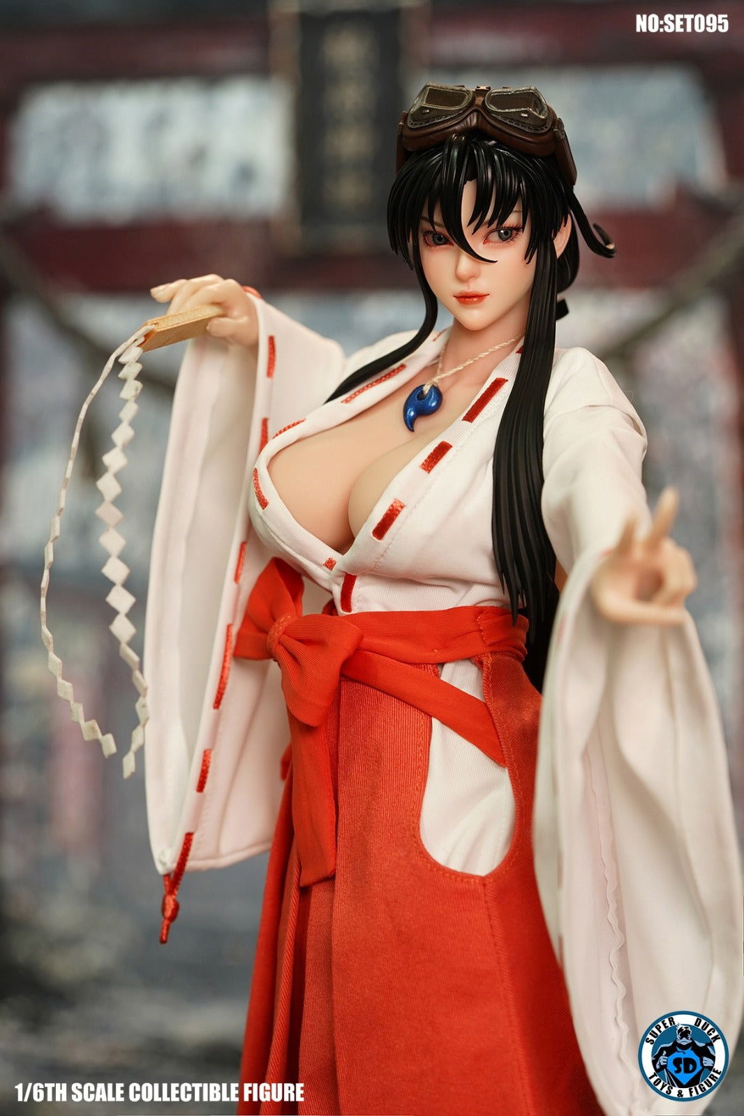 SUPER DUCK 1/6 空戰巫女 SET095 Aerial Combat Shrine Maiden 可動人偶