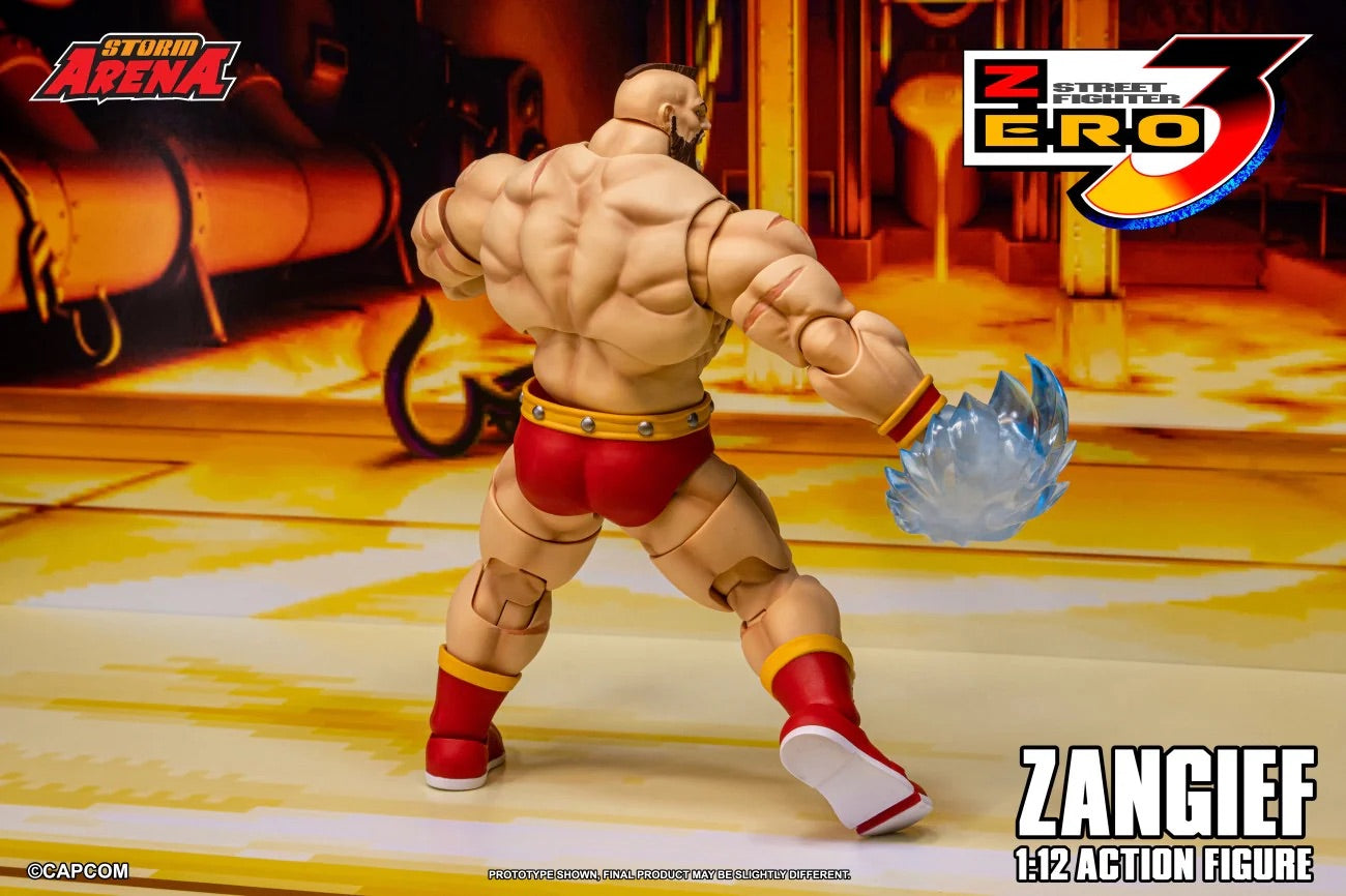 STORM ARENA 1/12 SFSA08 STREET FIGHTER ZERO 3 ZANGIEF 街頭霸王 桑吉爾夫 可動人偶
