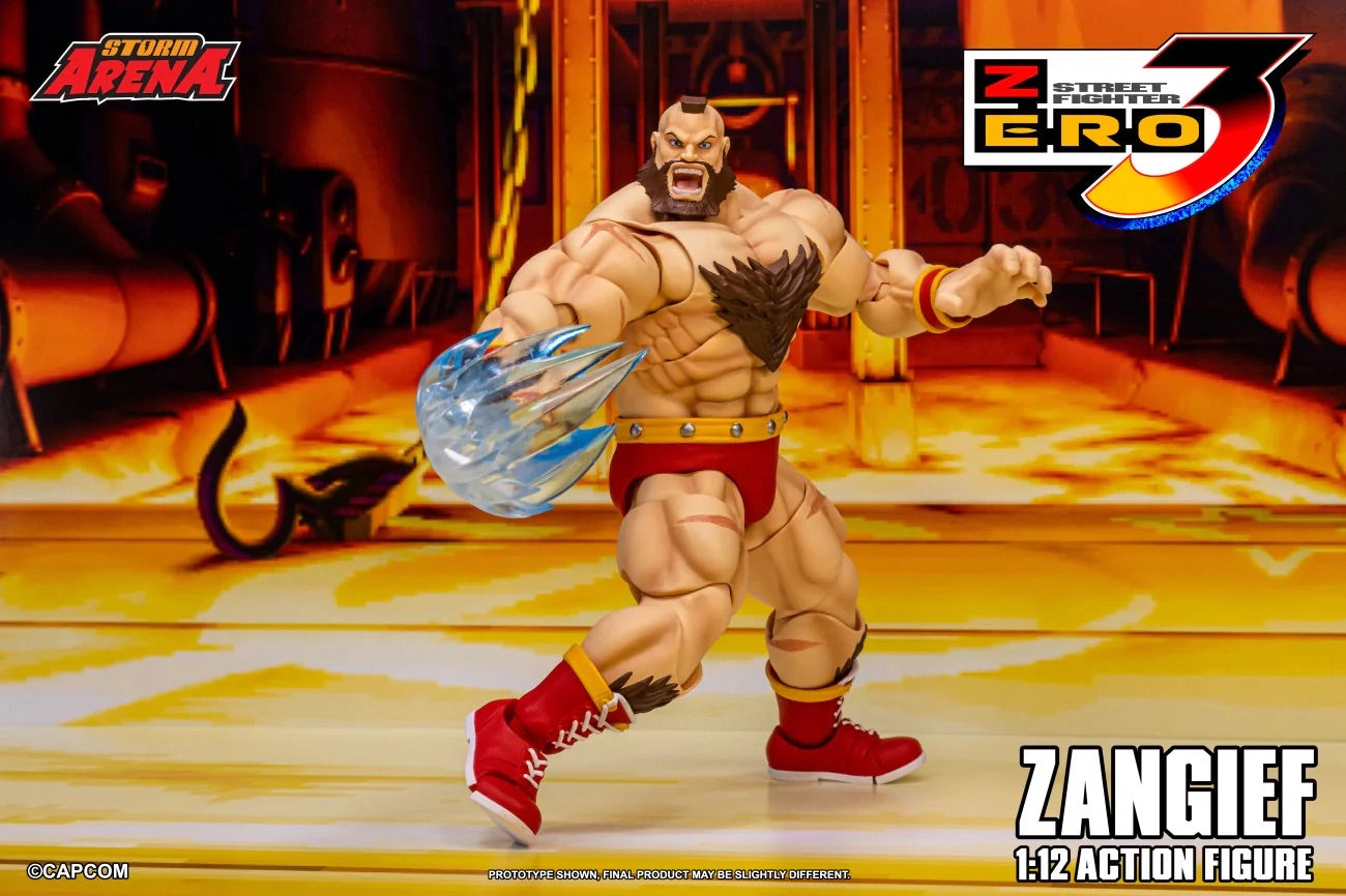 STORM ARENA 1/12 SFSA08 STREET FIGHTER ZERO 3 ZANGIEF 街頭霸王 桑吉爾夫 可動人偶