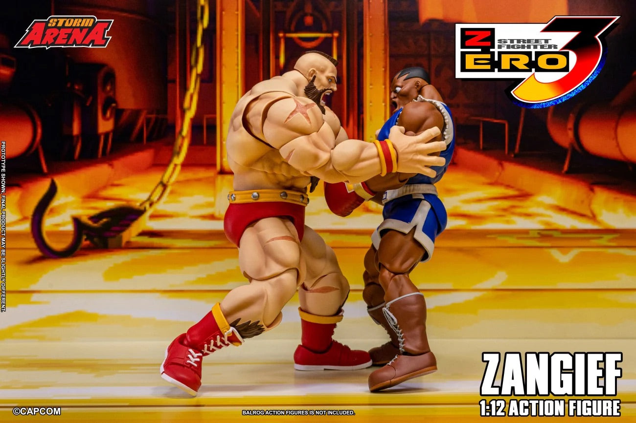 STORM ARENA 1/12 SFSA08 STREET FIGHTER ZERO 3 ZANGIEF 街頭霸王 桑吉爾夫 可動人偶