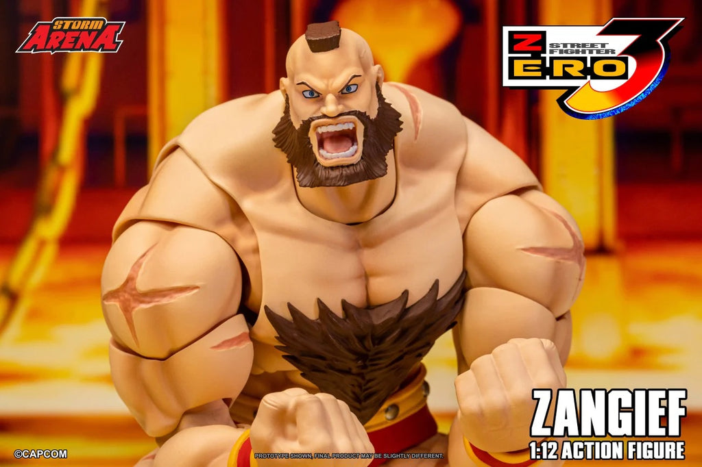 STORM ARENA 1/12 SFSA08 STREET FIGHTER ZERO 3 ZANGIEF 街頭霸王 桑吉爾夫 可動人偶