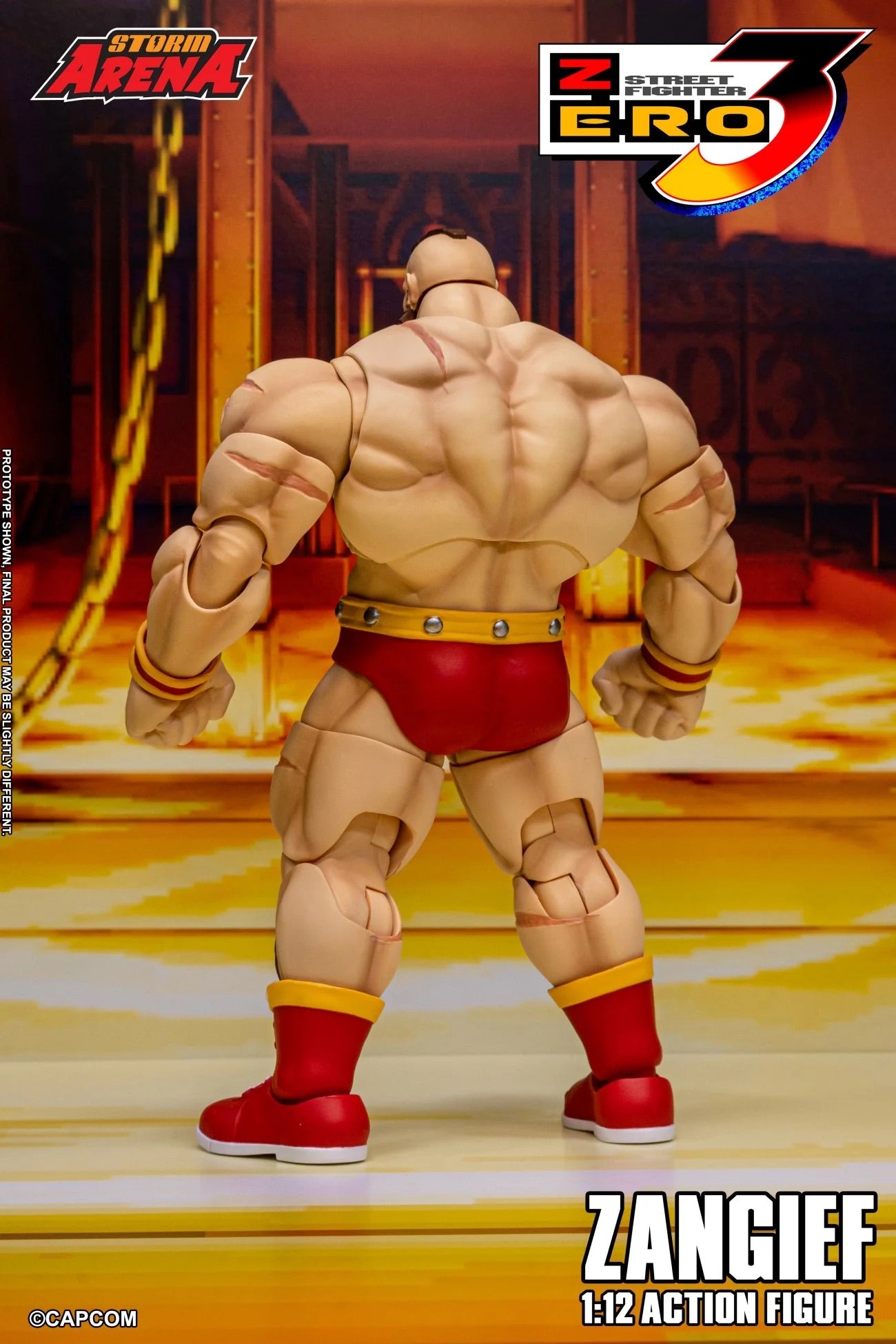 STORM ARENA 1/12 SFSA08 STREET FIGHTER ZERO 3 ZANGIEF 街頭霸王 桑吉爾夫 可動人偶