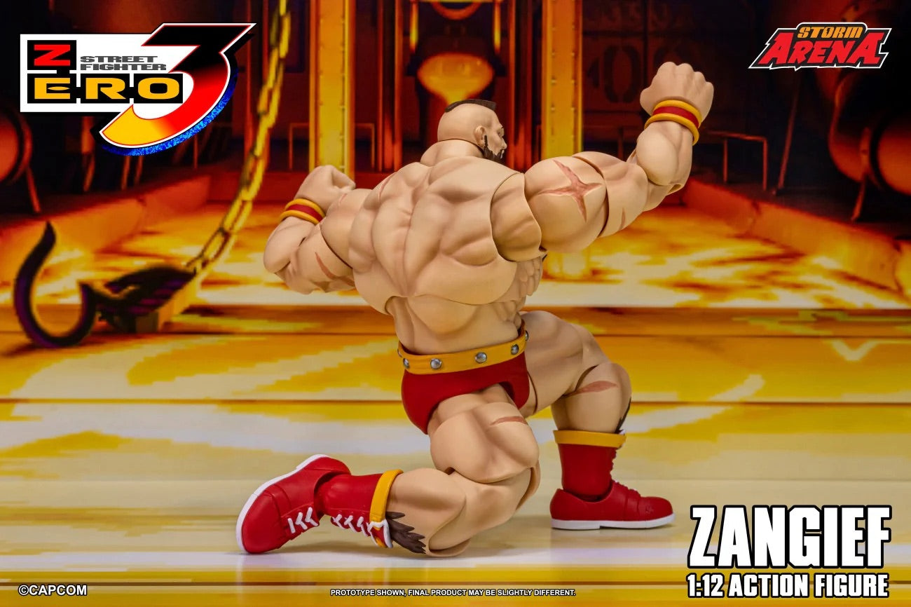 STORM ARENA 1/12 SFSA08 STREET FIGHTER ZERO 3 ZANGIEF 街頭霸王 桑吉爾夫 可動人偶