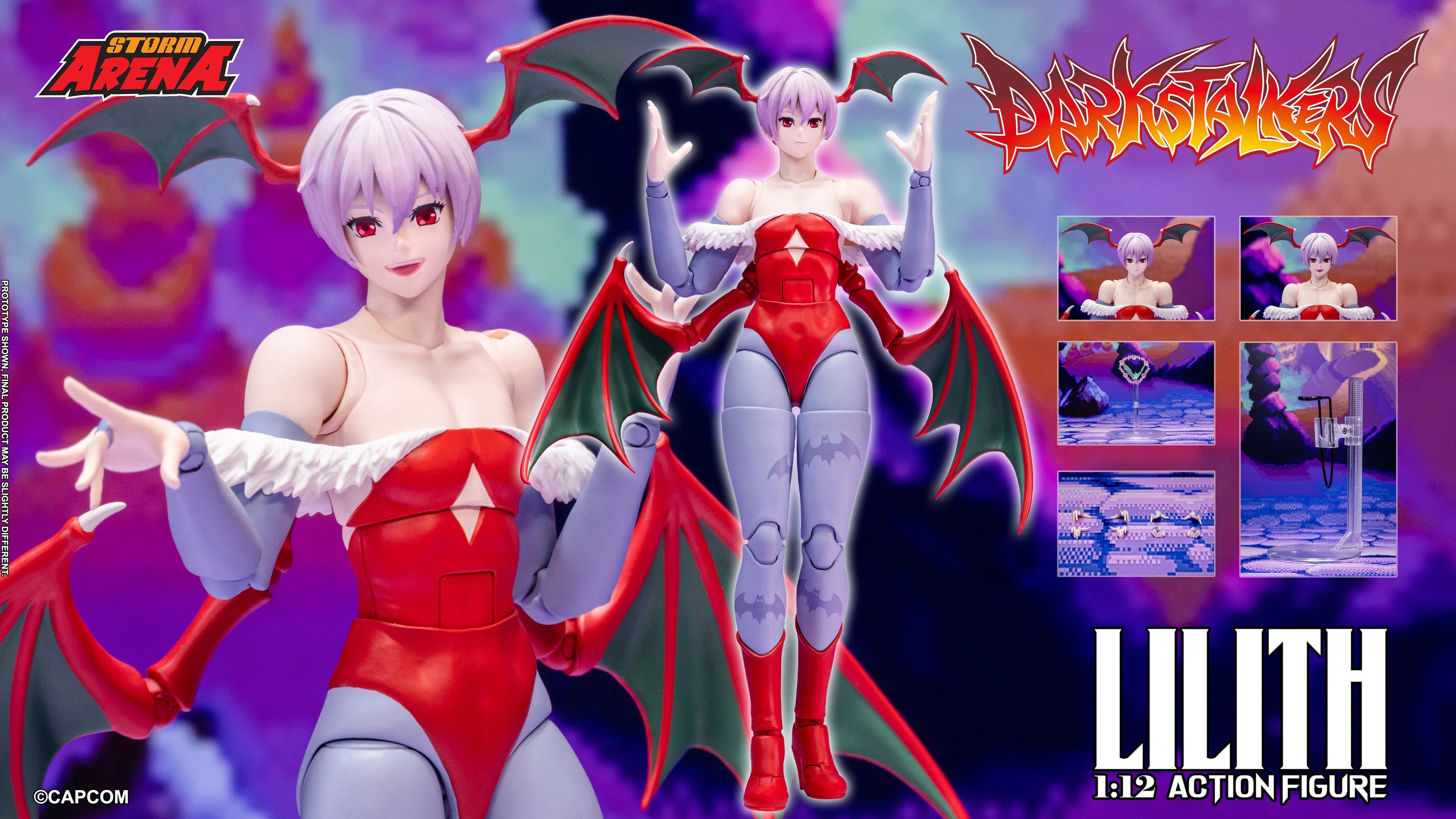 Storm Arena 1/12 Darkstalkers Lilith 魔域幽靈 莉莉絲 可動人偶