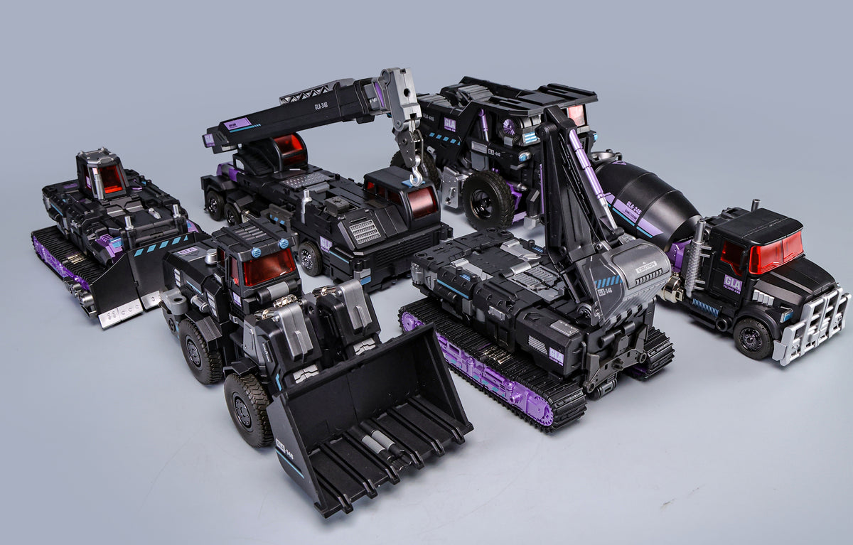 機械入侵 GLA01-07B 重型建造者 黑曜禮盒版 建造派 大力神 變形金剛 合金成品