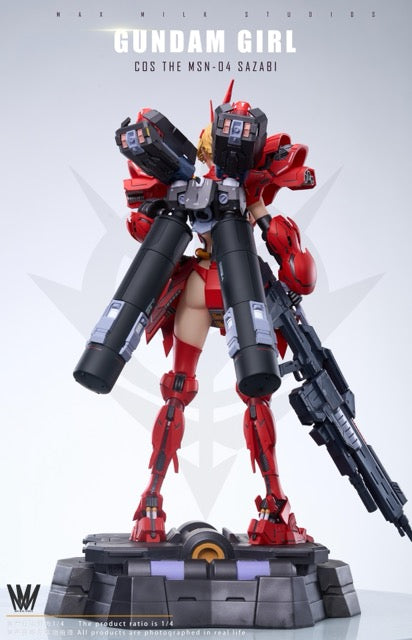 COS 1/4 機娘系列 第四彈 JN5.0 SAZABI 機娘 沙娘 GUNDAM GIRL 雕像