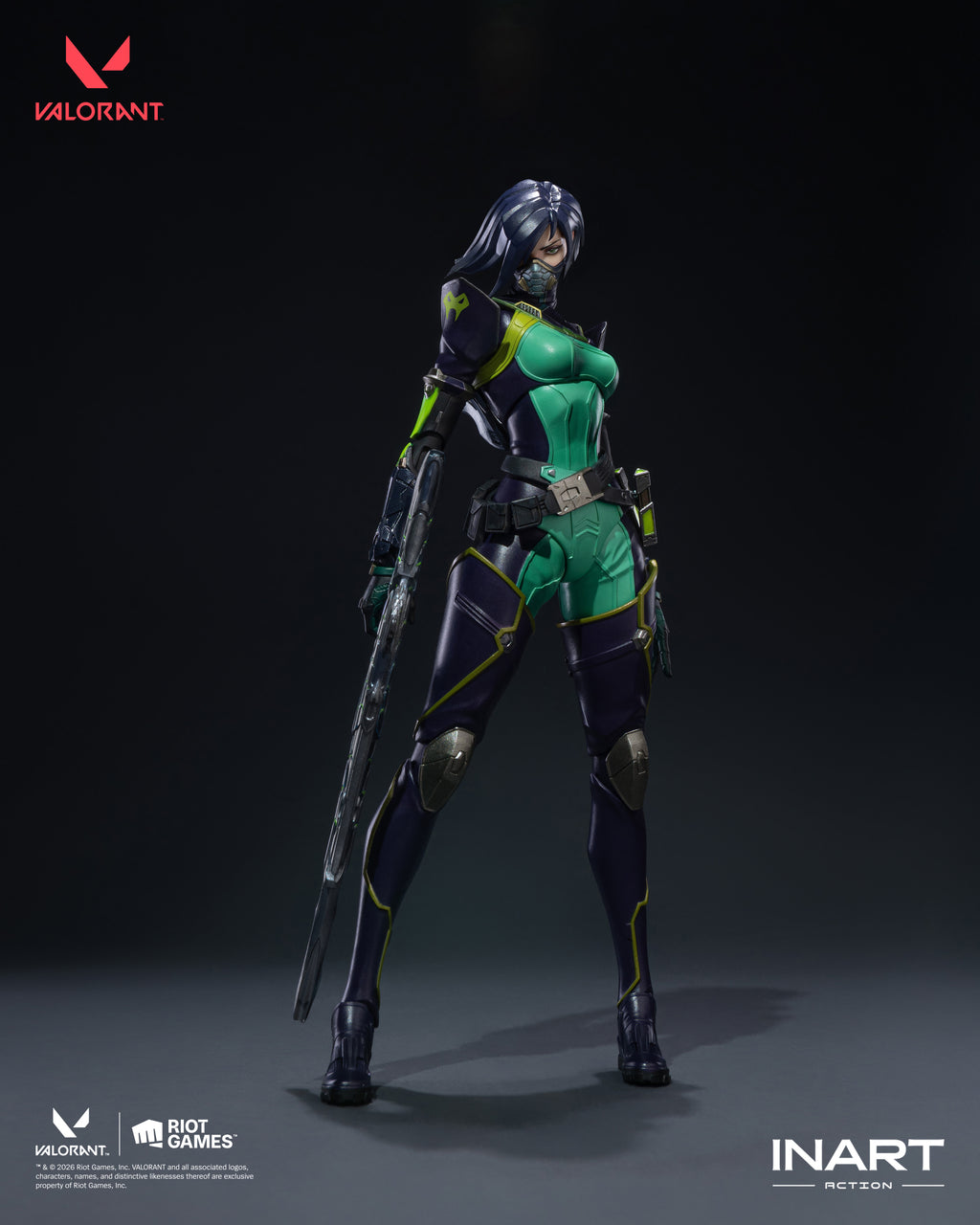 INART 1/12 VALORANT Viper 特戰英豪 毒蛇 可動人偶