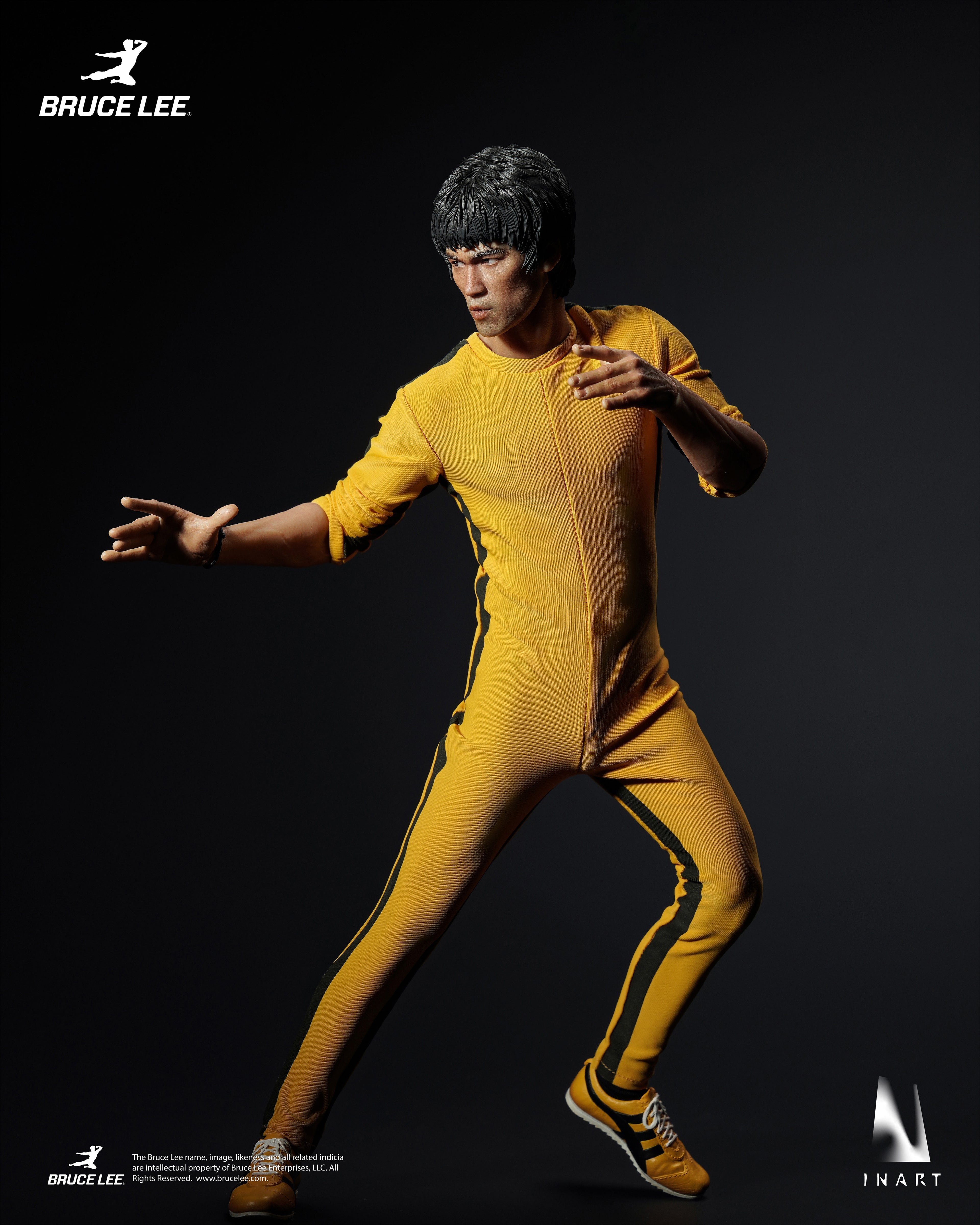 INART 1/6 李小龍 黃色連體服 Bruce Lee Yellow Onesie 可動人偶