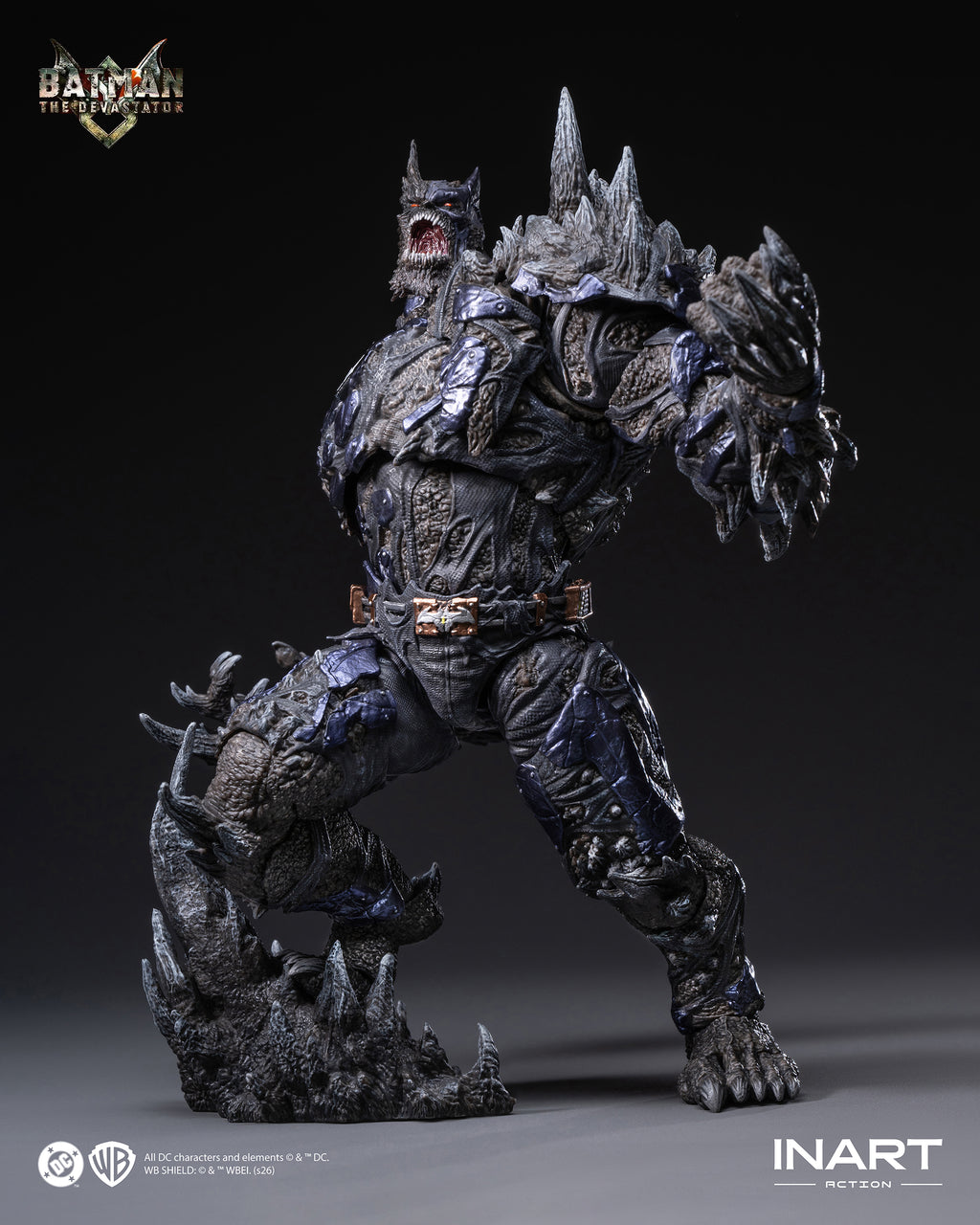 INART 1/12 Dark Nights Metal 系列 蝙蝠俠 Batman The Devastator 蹂躪者 可動人偶