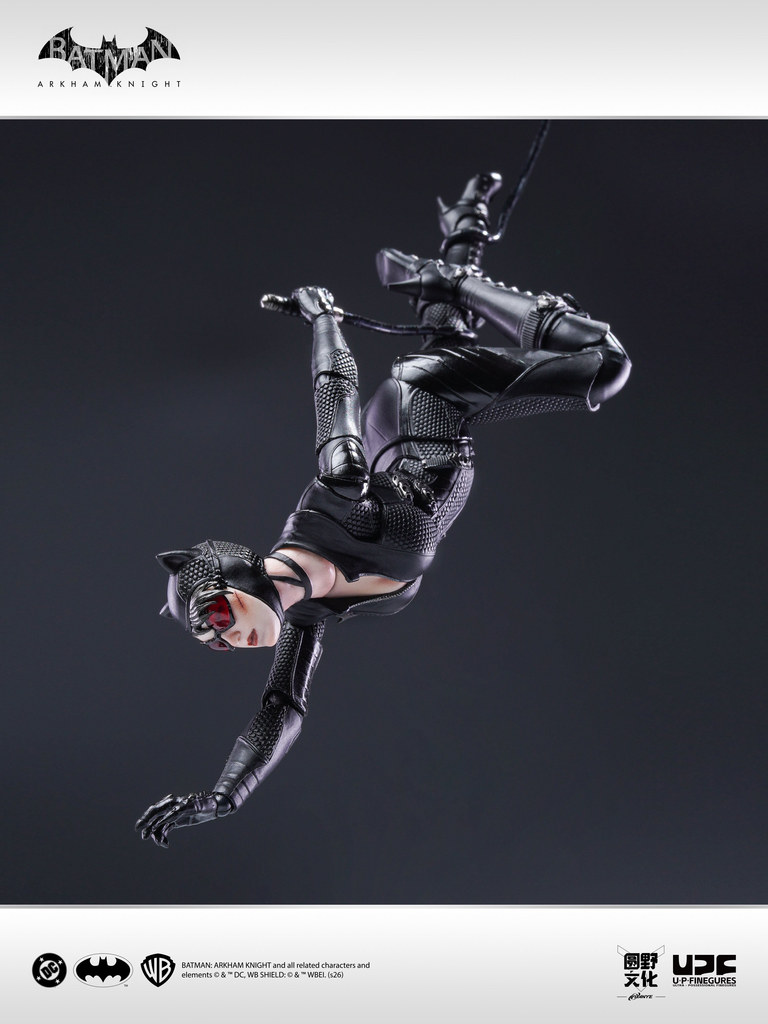 圓野文化 X UPFinegures 良品製造 1/12 蝙蝠俠：阿卡漢騎士 BATMAN CATWOMAN 貓女 可動人偶