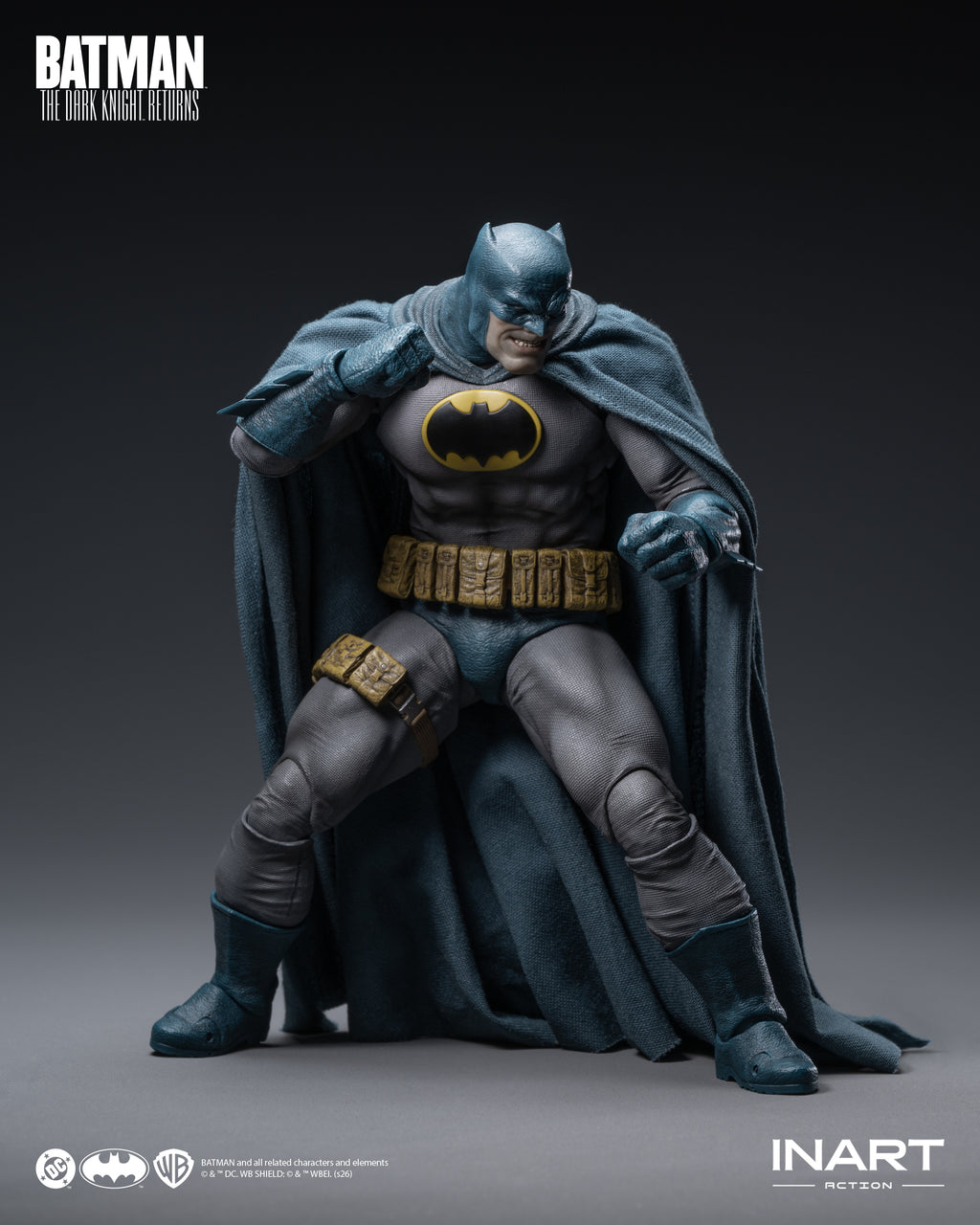 INART 1/12 蝙蝠俠 黑夜之神歸來 蝙蝠俠 藍色戰衣 Batman 可動人偶