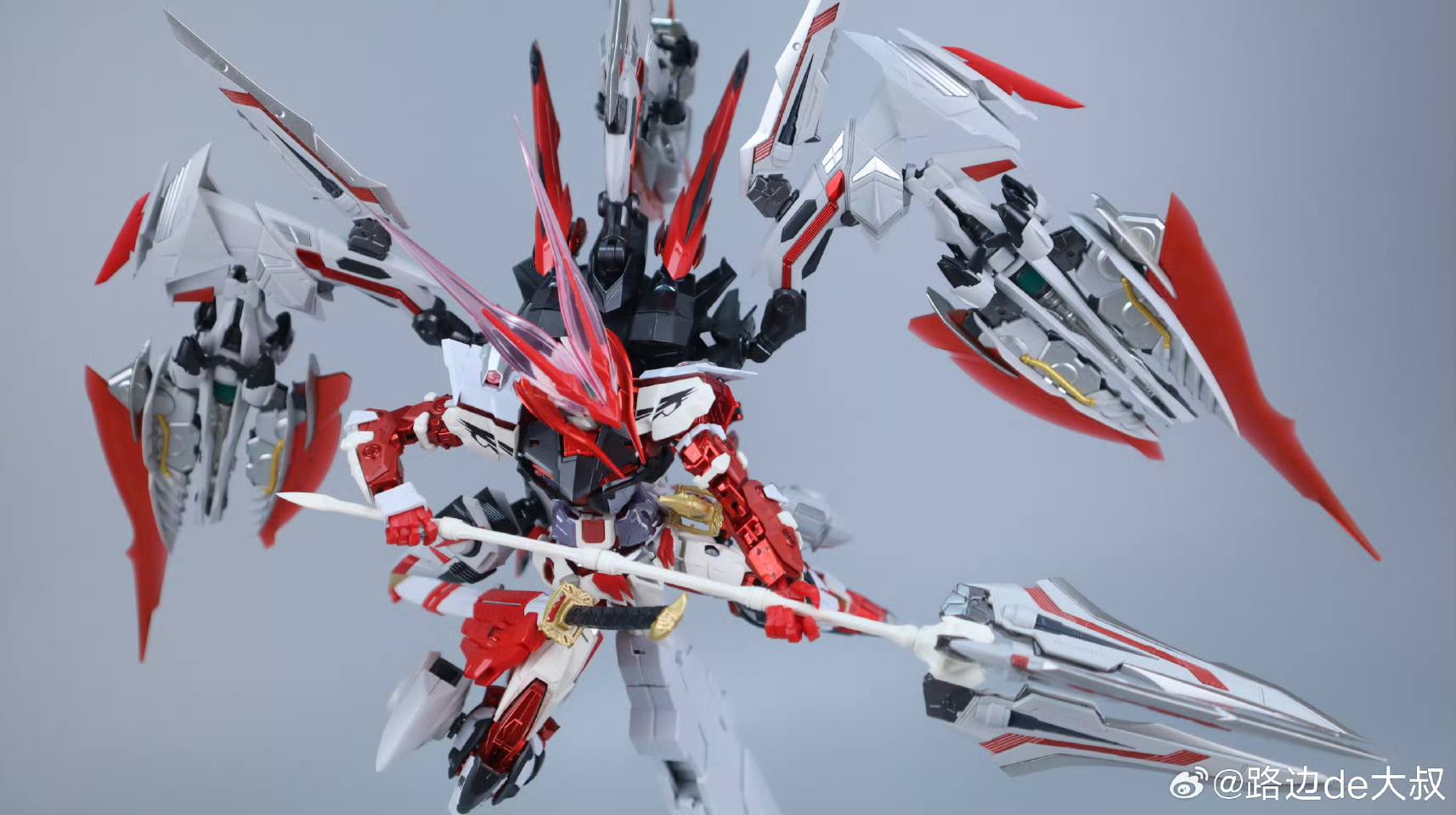 大班 MB 1/100 8836 紅龍異端 MB樣式 組裝模型