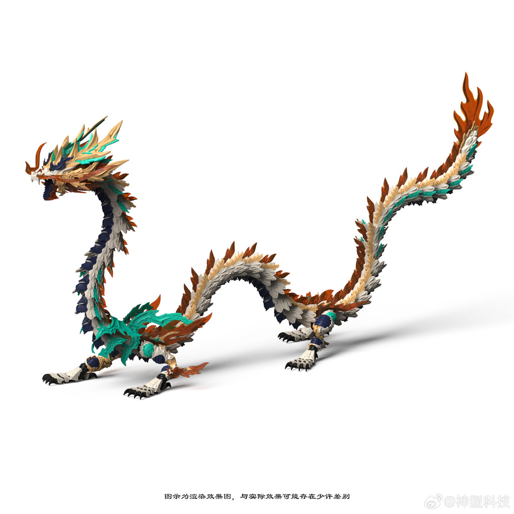 神型科技 ZL-0002 藍龍王 ZL-0003 元龍王 ZL-0004 白龍王 ZL-0005 黑龍王 拼裝模型