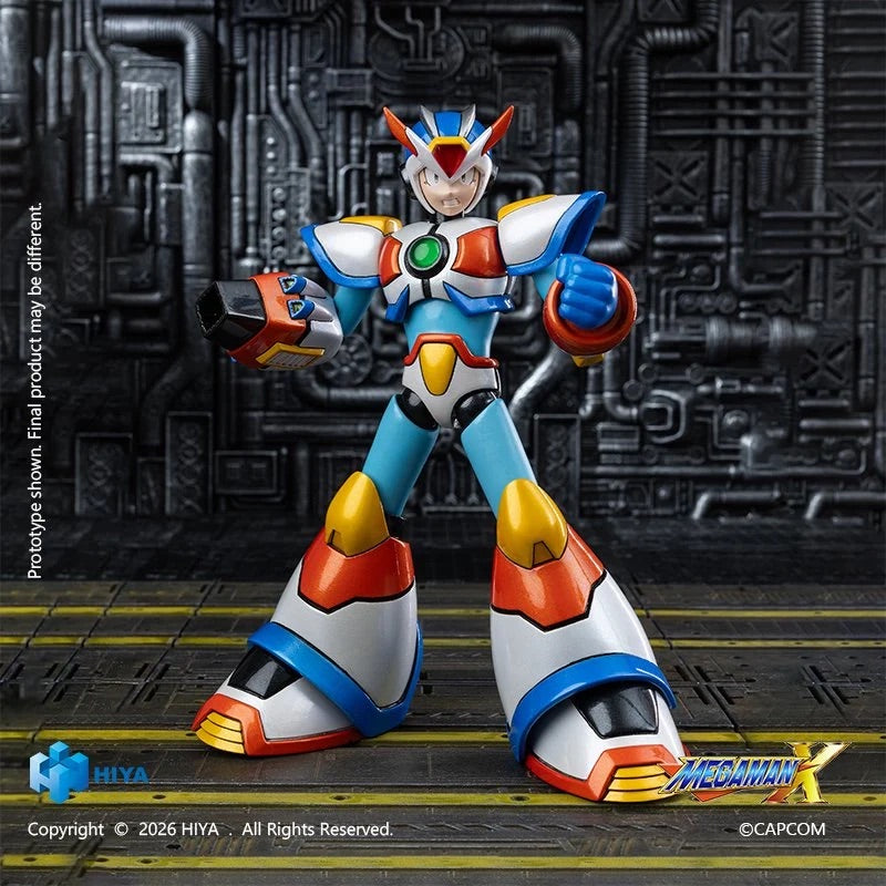HIYA 海雅玩具 Rockman 洛克人 X 艾克斯 第三裝甲版 可動人偶 ( EBM0385 )