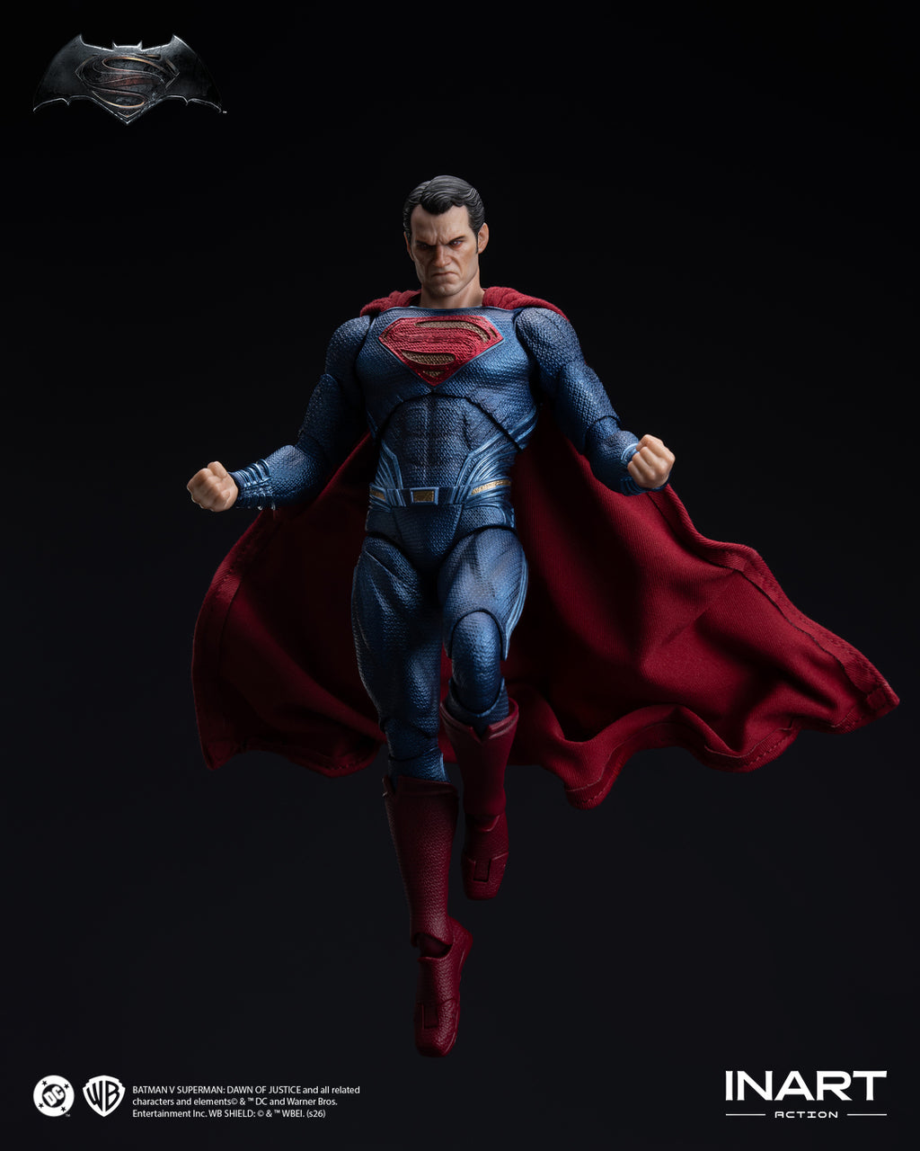 INART 1/12 Batman v Superman Dawn of Justice Superman 超人 可動人偶