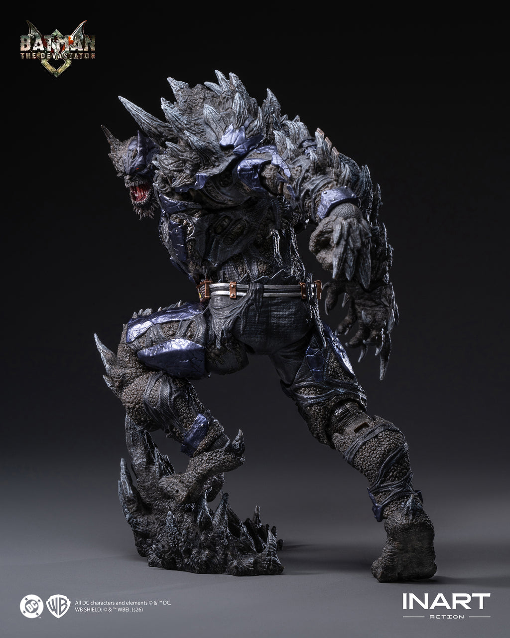INART 1/12 Dark Nights Metal 系列 蝙蝠俠 Batman The Devastator 蹂躪者 可動人偶