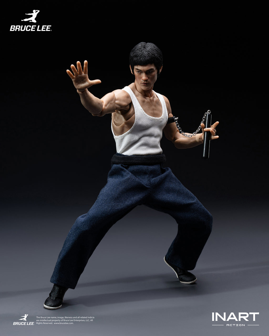 INART 1/12 李小龍 功夫服 Bruce Lee Kung Fu Costume 可動人偶