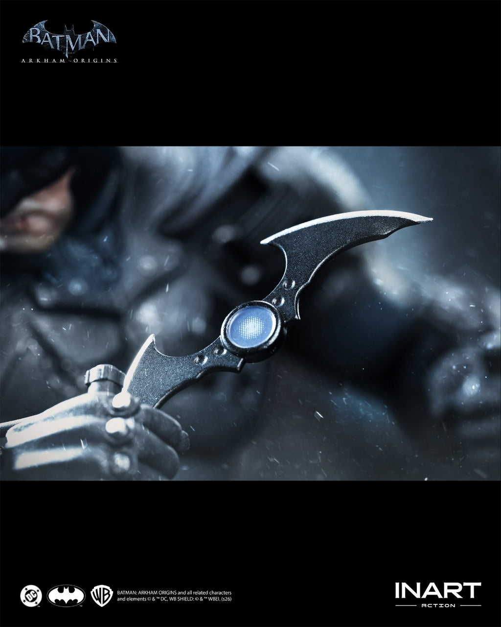 INART 1/12 Batman Arkham 蝙蝠俠 阿卡漢起源 蝙蝠俠 戰損版 Damaged Ver. 可動人偶