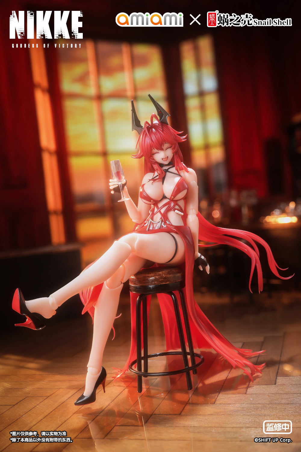 蝸之殼 x AMIAMI 1/12 GODDESS OF VICTORY NIKKE 勝利女神 小紅帽 Red Hood Nonsense Red 可動人偶