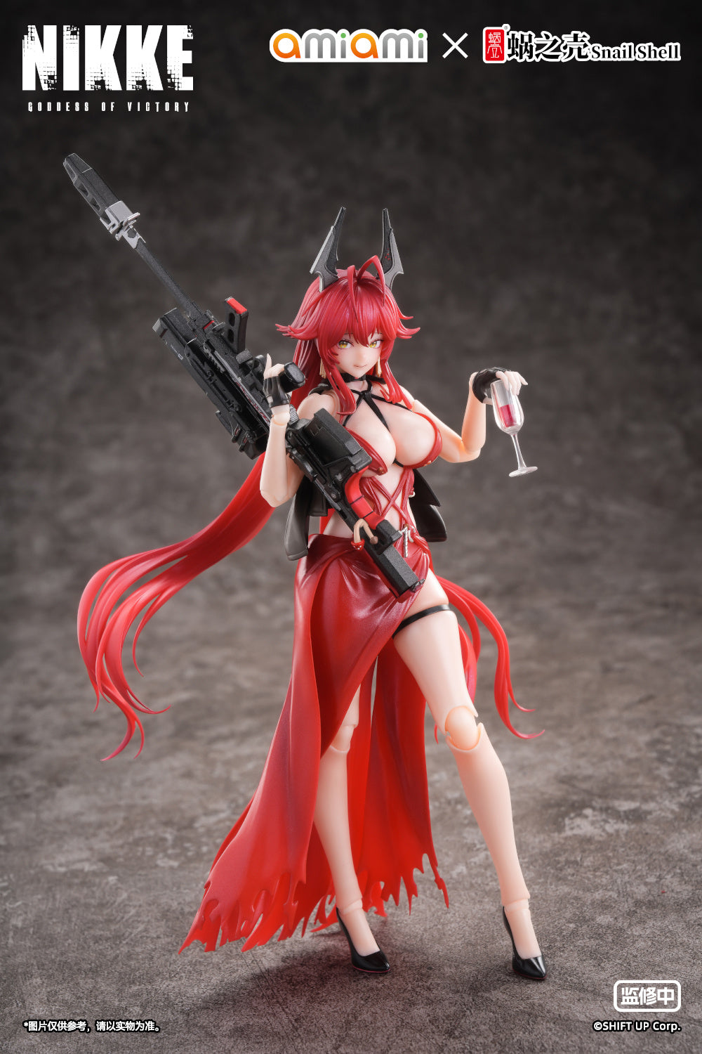 蝸之殼 x AMIAMI 1/12 GODDESS OF VICTORY NIKKE 勝利女神 小紅帽 Red Hood Nonsense Red 可動人偶