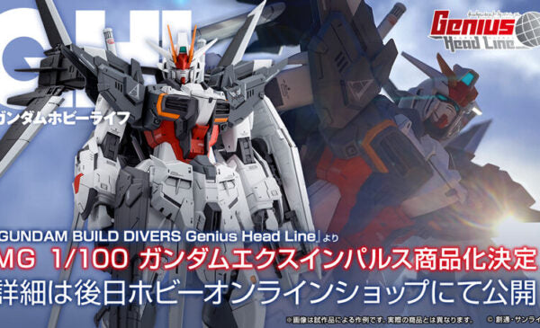 Bandai MG 1/100 Build Drivers Gundam EX Impulse Manfred's Mobile Suit 拼裝模型