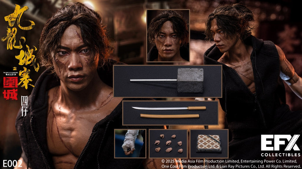 EFX Collectibles 1/6 九龍城寨之圍城 王九 E001 四仔 標準版 E002 豪華版 E003 可動人偶