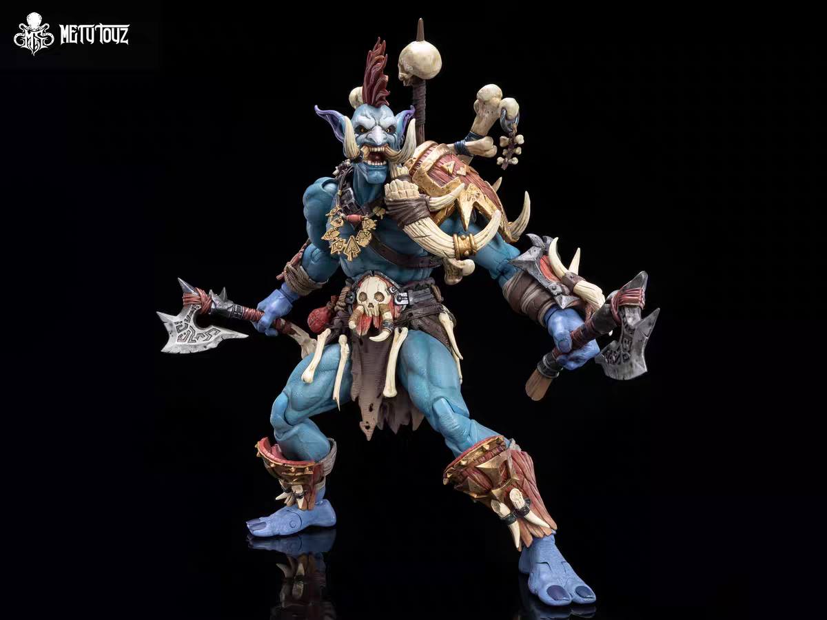 Metytoyz 冒險者世界 部落追獵者 巨魔獵手 森金 可動人偶