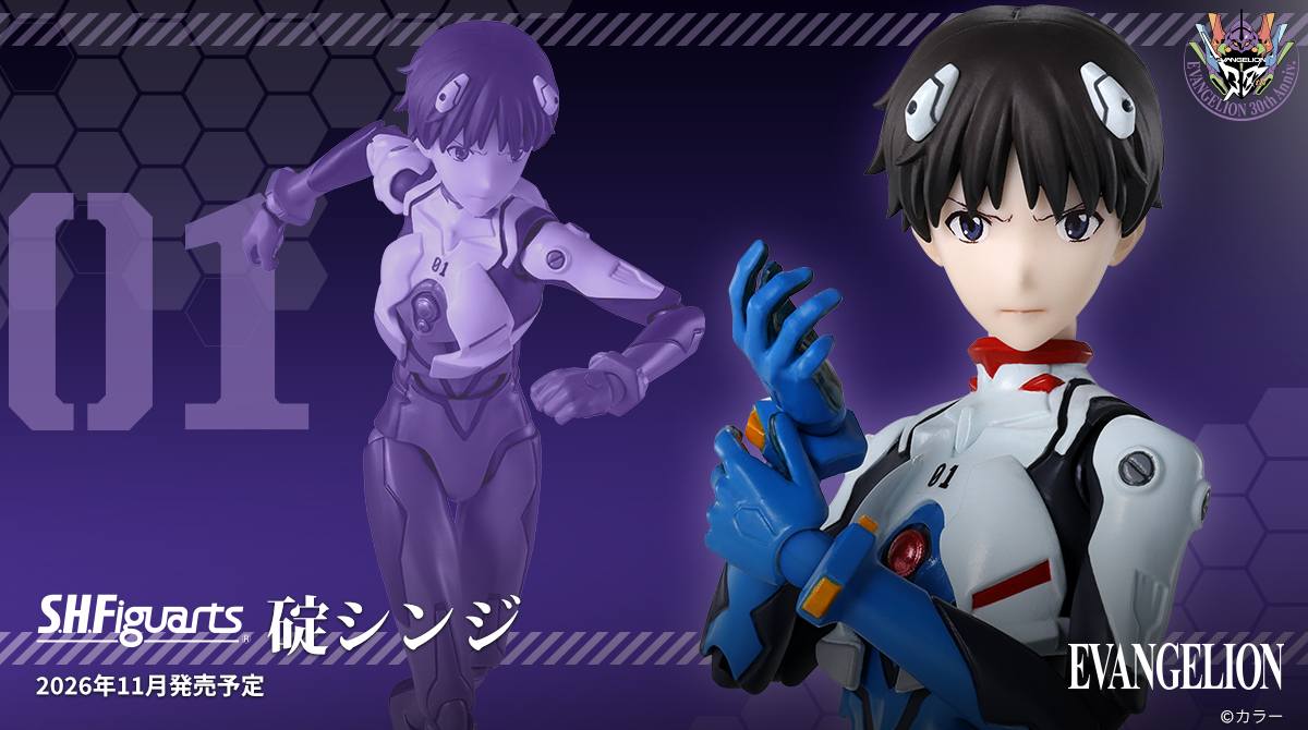 Bandai 1/12 SHF 新世紀福音戰士 EVA 碇真嗣 Shinji Ikari