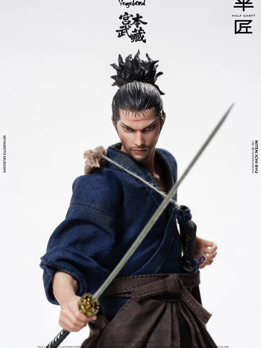 半匠 1/12 宮本武藏 可動人偶