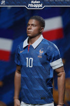 Reset Studio 1/6 RS-0016 Kylian Mbappe 姆巴佩 可動眼 人偶 預訂特典 紅色 藍色眼罩各1條 限量399體