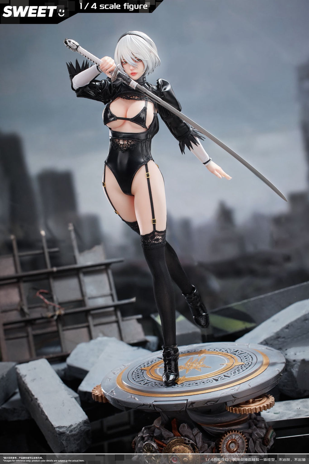 Sweet Studio 1/4 尼爾自動人形 2B YoRHa No.2 Type B 2B 包膠可動人偶