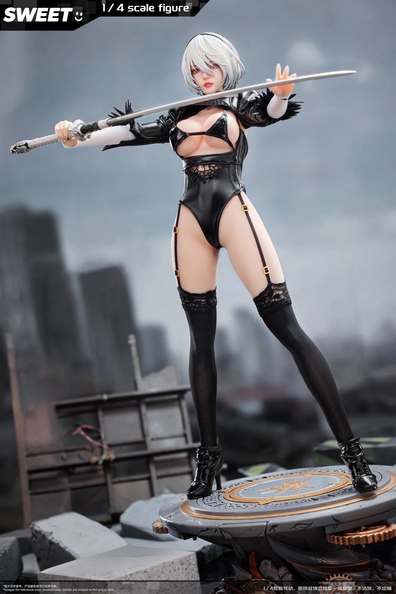 Sweet Studio 1/4 尼爾自動人形 2B YoRHa No.2 Type B 2B 包膠可動人偶