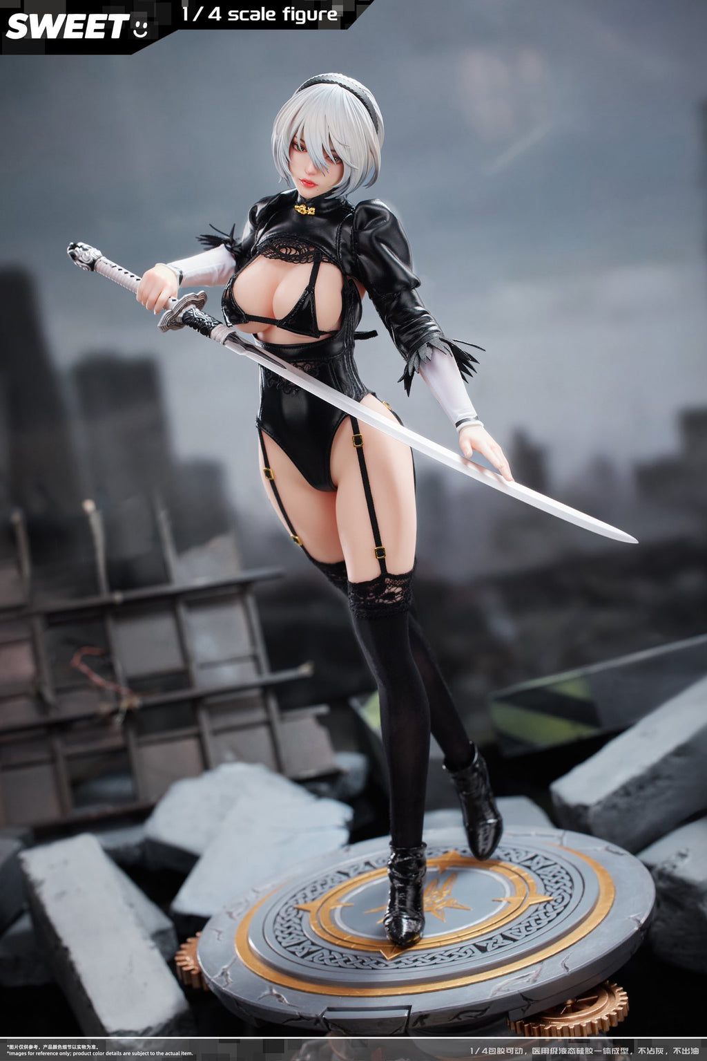Sweet Studio 1/4 尼爾自動人形 2B YoRHa No.2 Type B 2B 包膠可動人偶