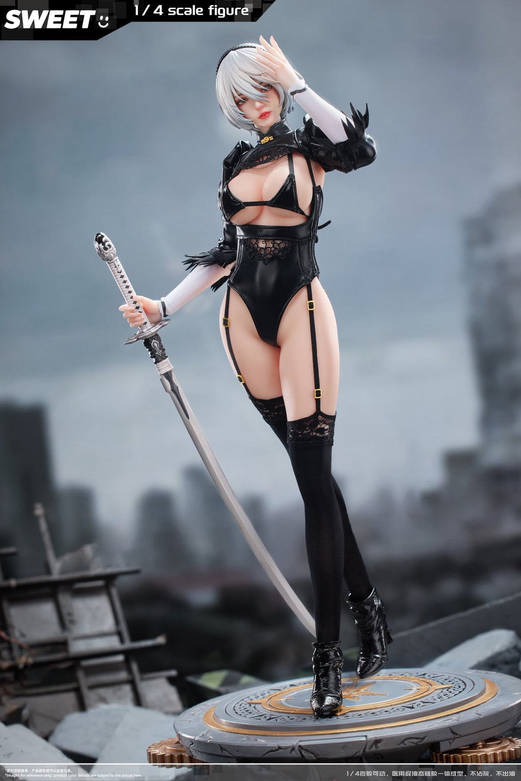 Sweet Studio 1/4 尼爾自動人形 2B YoRHa No.2 Type B 2B 包膠可動人偶