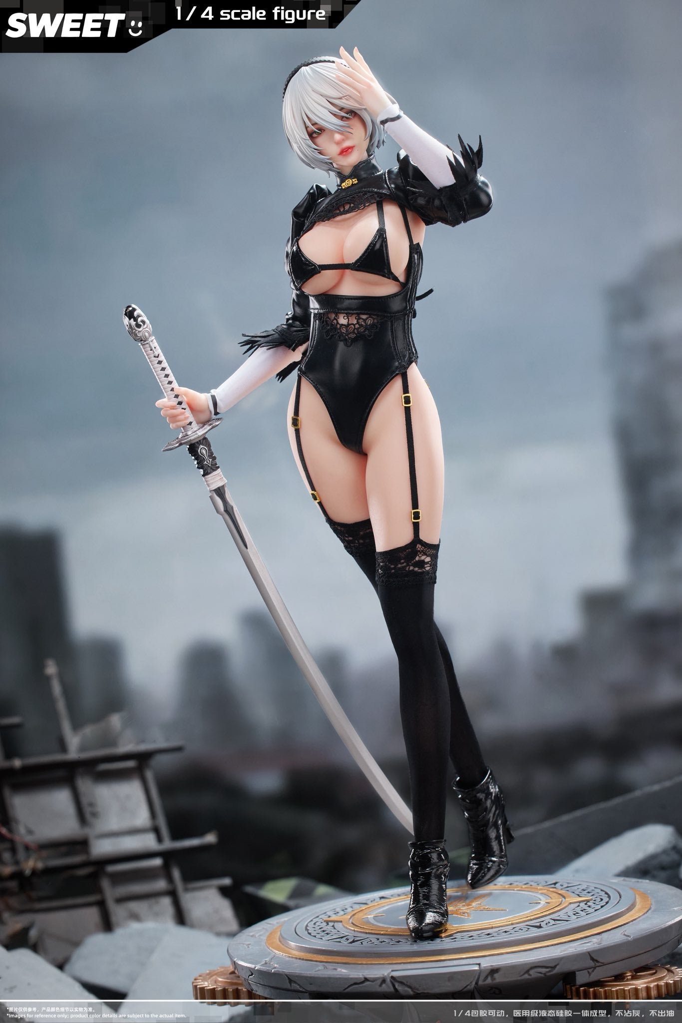 Sweet Studio 1/4 尼爾自動人形 2B YoRHa No.2 Type B 2B 包膠可動人偶