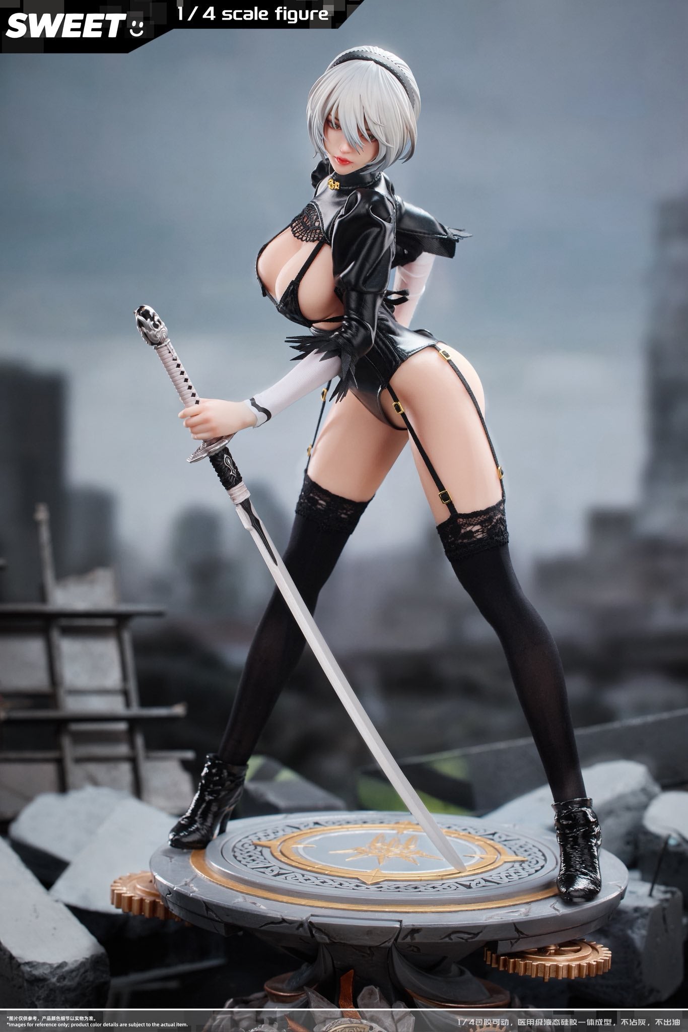 Sweet Studio 1/4 尼爾自動人形 2B YoRHa No.2 Type B 2B 包膠可動人偶