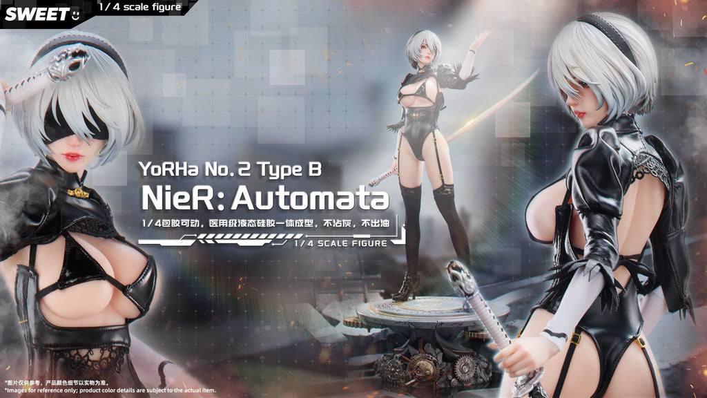 Sweet Studio 1/4 尼爾自動人形 2B YoRHa No.2 Type B 2B 包膠可動人偶