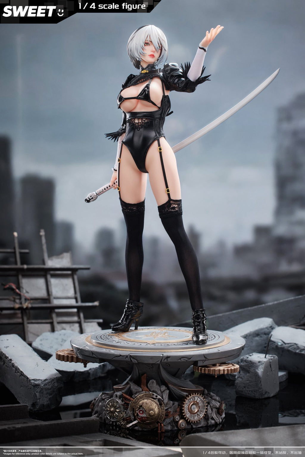 Sweet Studio 1/4 尼爾自動人形 2B YoRHa No.2 Type B 2B 包膠可動人偶