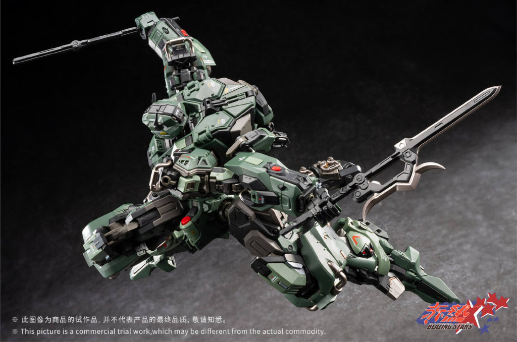 摩動核 赤熱五星 忠勇級 MNP-CR02A 六五式 戟虎II型 突擊型 拼裝模型