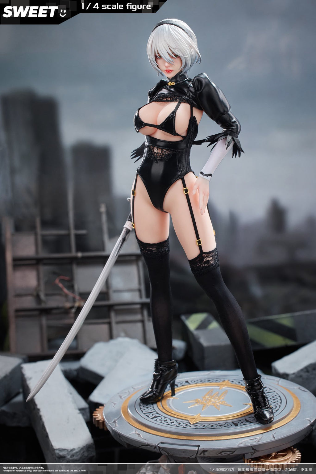 Sweet Studio 1/4 尼爾自動人形 2B YoRHa No.2 Type B 2B 包膠可動人偶