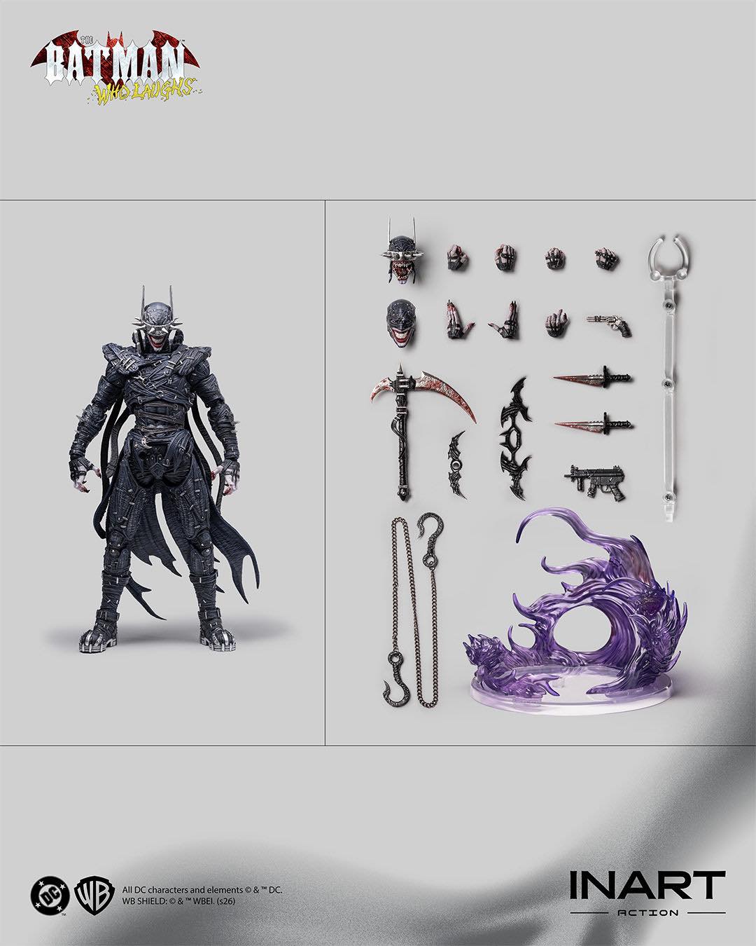 INART 1/12 SHF 暗夜 金屬 狂笑 蝙蝠俠 Batman 可動人偶