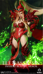 龍山重工 LSZGTOYS 1/6 LS2026-XK 炎獄熾鎧 精靈刺客 Infernal Armor Elf Assassin 可動人偶